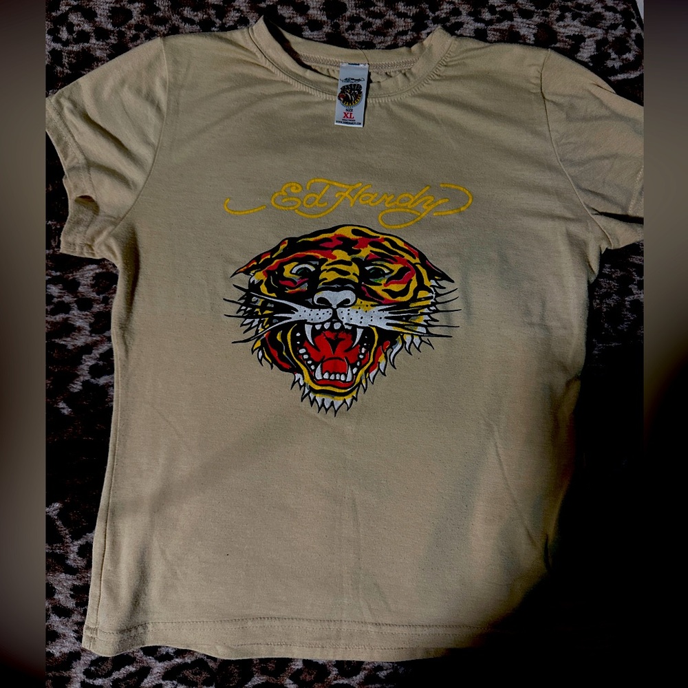 Lion Peach Ed Hardy